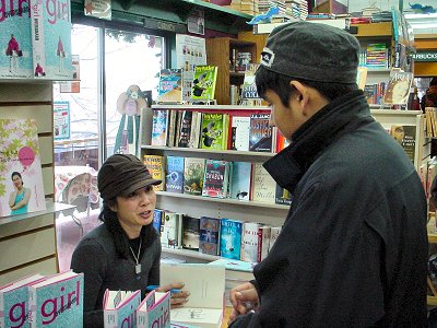 Justina Signing Her Book