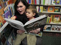 Pat and Isaiah reading OTIS