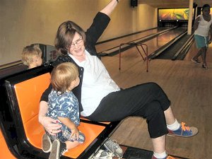 Pat Bowling with Grandson Isaiah